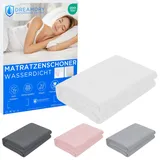 Dreamdry Matratzenschoner 200 x 200 (2er Pack) - Inkontinenzunterlage waschbar, Matratzenschoner 200x200cm wasserdicht, wasserdichte Matratzenauflage, Nässeschutz