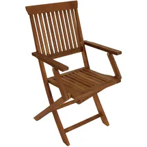 FRG Klappsessel TOBAGO 4er Set 51 x 56 x 92 cm braun