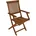 FRG Klappsessel TOBAGO 4er Set x x braun