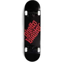 Skateboard Komplettboard für Anfänger Logo Blk red 8.125