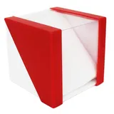 Yudu Schmuckkasten Uhretuis Uhrenbox Uhrenkastenmit Uhrkissen & durchsichtiger Deckel rot