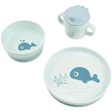 Done by Deer Foodie Geschirr-Set, Wally, blau