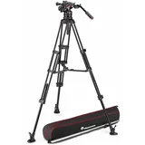 Manfrotto Nitrotech 612 Aluminium Video-Stativ mit Mittelspinne
