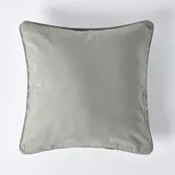 Homescapes Kissenbezug 60 x 60 cm Grau
