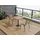 vente-unique Gartentisch 70 x 70 x 75 cm Schwarz