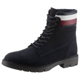 Tommy Hilfiger Schnürboots »CORPORATE NUBUCK BOOT«, Gr. 45, dunkelblau, , 96808619-45