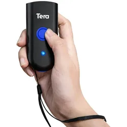 Tera Barcode-Scanner Handscanner 3-in-1 Bluetooth USB-Kabel 2,4G Wireless1D Barcode 1100L  1 Stück