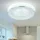 ETC Shop LED Kristall Decken Leuchte 1 rund weiß