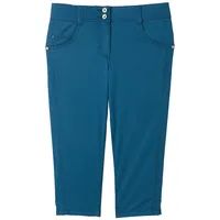 Tom Tailor Damen Tapered Relaxed Hose mit Bio-Baumwolle, blau, Uni, Gr. 36