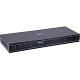 InLine KVM Switch 4-fach, HDMI 8K@60Hz, USB 3.2, mit IR & RS-232,