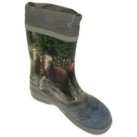 Beck Pferde Gummistiefel Mehrfarbig 33