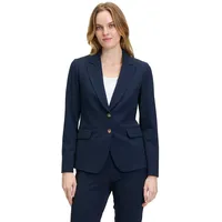 Betty & Co Klassischer Blazer mit Taschen in Dunkelblau