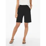 Jdy Chinoshorts "JDYTANJA LIFE CITY SHORTS JRS NOOS", Damen, Gr. S (36), N-Gr, schwarz, Web, Obermaterial: 95% Polyester, 5% Elasthan, unifarben, regular fit knielang, Hosen Chinoshorts