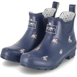 rajn Gummistiefeletten für Damen, blau, Größe 41 EU