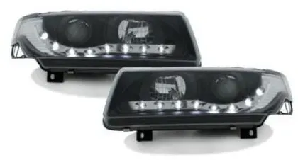 Kristallscheinwerfer Dayline für VW PASSAT B4 (93–96) - schwarz