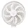 Be Cool Premium Sprühnebel Standventilator 80 cm Weiß