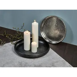 Lambert Faro Dekoschalen, 440913-0 silberfarben Ø 43 cm,