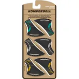 Komperdell Nordic Walking 2-Color Vulcanized Pad 925 cm schwarz-gold-silber-mint