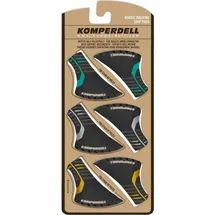 Komperdell Nordic Walking 2-Color Vulcanized Pad 925 cm schwarz-gold-silber-mint