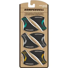 Komperdell Nordic Walking 2-Color Vulcanized Pad 925 cm schwarz-gold-silber-mint