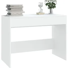 vidaXL Schreibtisch Weiß 101x50x76,5 cm Holzwerkstoff