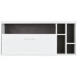 Uno Hängeregal 124 x 38 x 56 cm Weiß