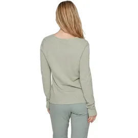 VILA VIRIL V-Neck L/S Knit TOP Grün S