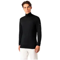 Super.natural Skiing Roll Neck Sweatshirt - Jet Black -