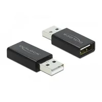 DeLock 66529 Kabeladapter USB 2.0 Type-A Schwarz