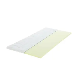 deinbett Matratzentopper Visco VS ¦ weiß ¦ Maße (cm): B: 100 H: 6