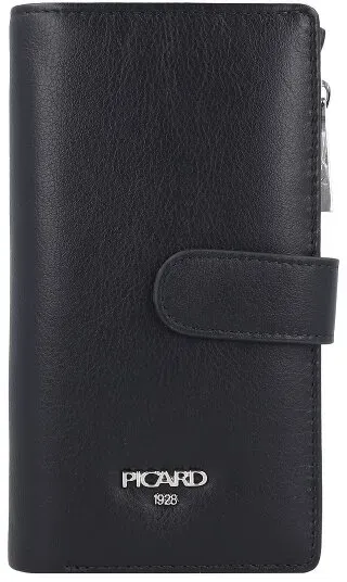 Picard Bingo Kreditkartenetui Leder 9 cm  schwarz