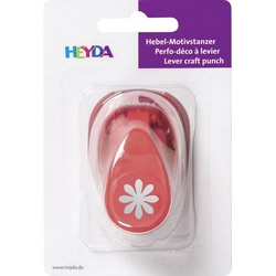 Heyda Motivstanzer HEYDA Motiv-Locher Blume I, klein, Farbe: rot