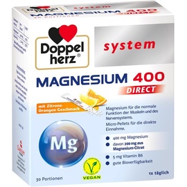 Doppelherz Magnesium 400 Direct Pellets 30 St.