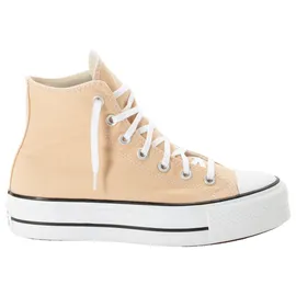 Converse Chuck Taylor All Star Lift Damen Plateau-Sneaker Braun/Orange/Weiß 38
