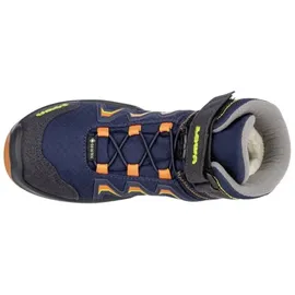 Lowa Maddox Warm GTX Mid Jr. navy/orange 34 - Dunkelblau