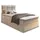 masseno Boxbett mit Bettkasten ¦ beige ¦ Maße (cm): B: 80 H: 98