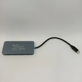 Sandberg USB-C Hub, - USB 3.1 - 4 - Grau