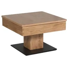 58 aufm Kessel Couchtisch Cele Braun Wildeiche 67 x 43 x 67 cm