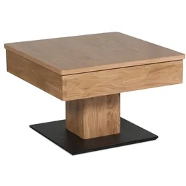 58 aufm Kessel Couchtisch Cele Braun Wildeiche 67 x 43 x 67 cm