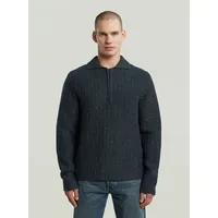 G-Star Polo Collar Halbzippullover Blau M