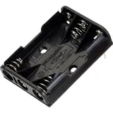 TRU Components BH 431-1P Batteriehalter 3x Micro (AAA) Kontaktpole