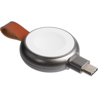 Xtorm Apple Watch Mini-Ladegerät zum Anschließen an MacBook, Power Bank & Wandladegerät, USB-C Anschluss, Weiß/Space Grau