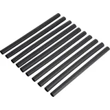 DSG CANUSA 2810064952CO Schrumpfschlauchsortiment Schwarz 6.40mm 3.20mm Schrumpfrate:2:1 10St.