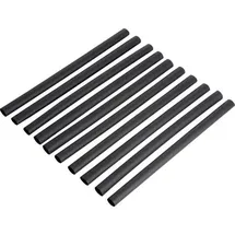DSG CANUSA 2810064952CO Schrumpfschlauchsortiment Schwarz 6.40mm 3.20mm Schrumpfrate:2:1 10St.