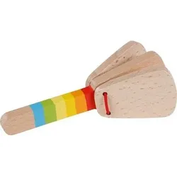 goki 61875 Stielkastagnette Regenbogen