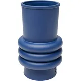 Kare DESIGN Vase Gina 17 cm Glas Blau