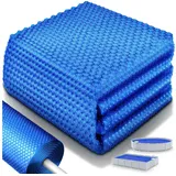 tillvex tillvex® Premium Pool Solarabdeckplane 400 μm Rund 549 cm Ø Solarfolie Wärmeplane zuschneidbar Solarplane Solarabdeckung Poolheizung Poolsolarplane für Wassererwärmung