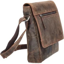 The Skandinavian Brand Leder Umhängetasche Hunter tan