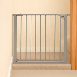 Relaxdays Treppenschutzgitter 75–80 cm grau