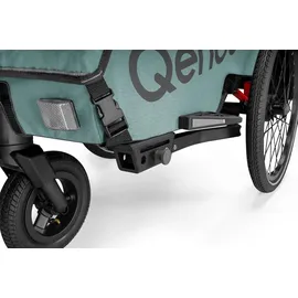 Qeridoo QUPA 2 Plus Kinderanhänger Mineral Blue 2024